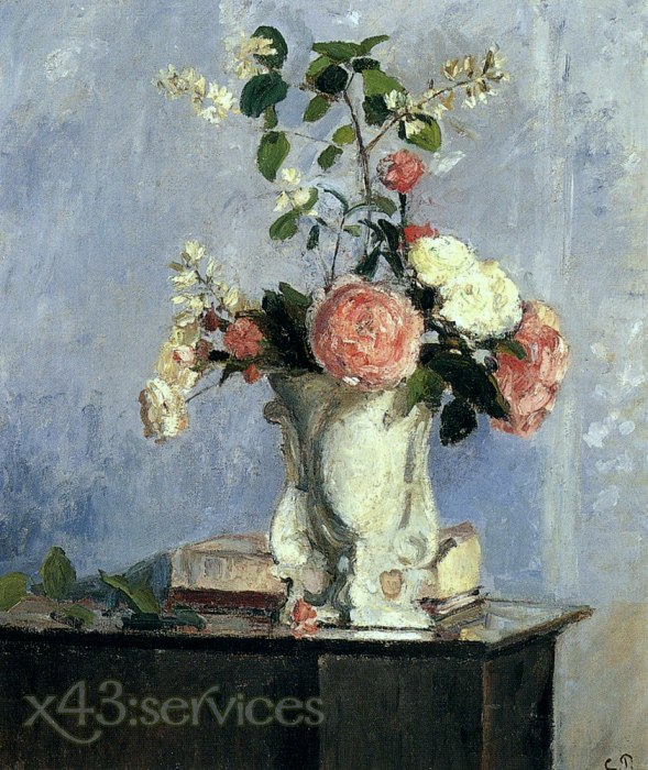 Camille Pissarro - Blumenstrauss - Bouquet of Flowers 1